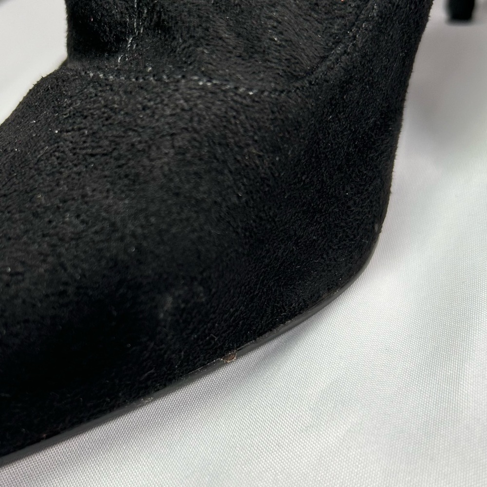 Badgley Mischka Mark + James Sock Boots Womens Black High Heel Pull On Sz 9 - Picture 10 of 11
